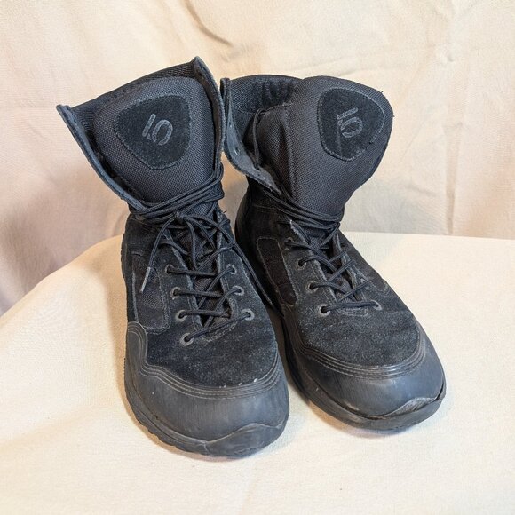 Five Ten 5.10 Black Valor Swat Combat Boots Size M9, Eu42 - Picture 1 of 5